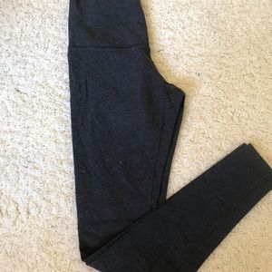 LULULEMON 7/8ths grey warm leggings